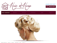 Tablet Screenshot of hairathome.com.au